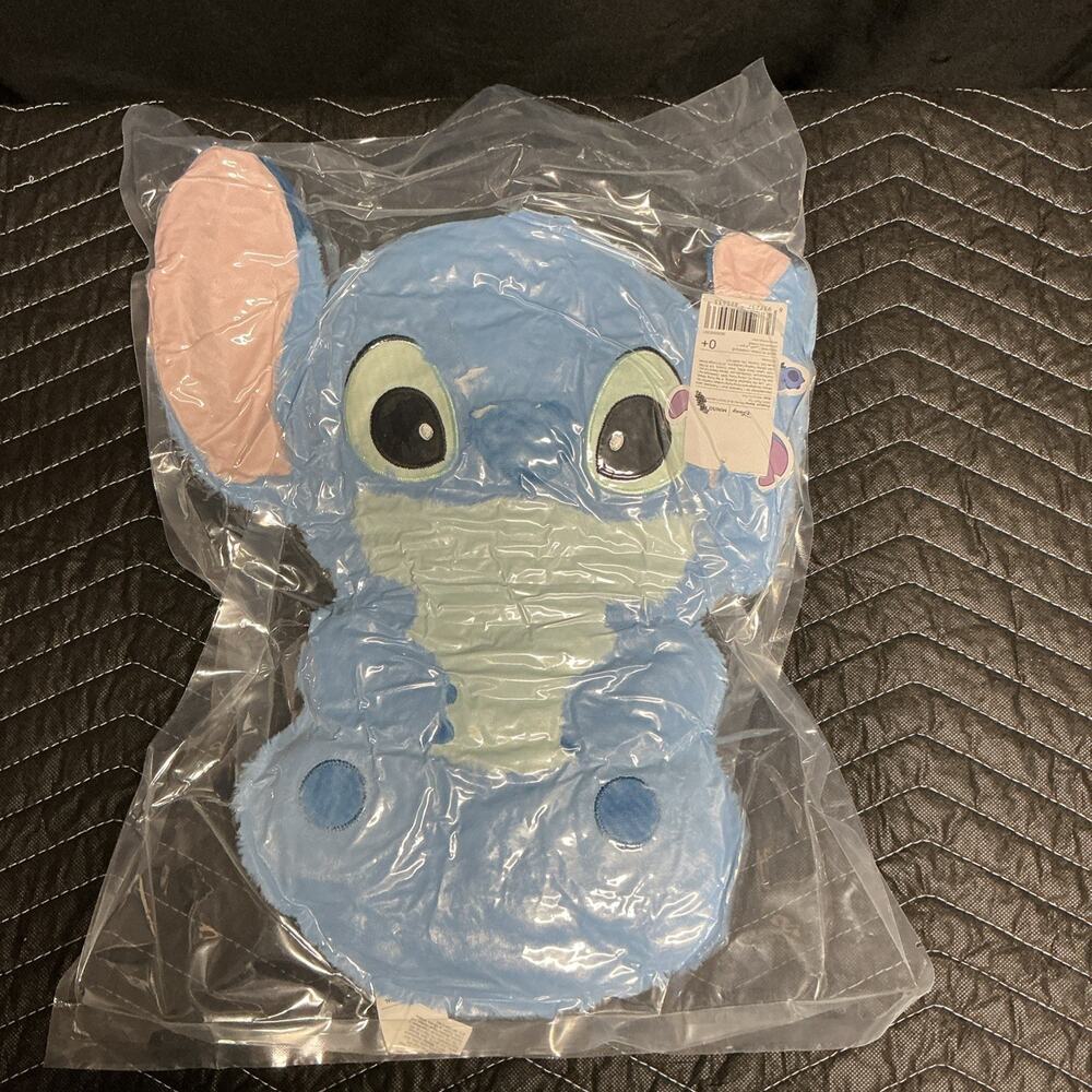 Disney MINISO Lilo & Stitch Plush Toy 15.75” 40cm Blue Stuffed Animal NWT
